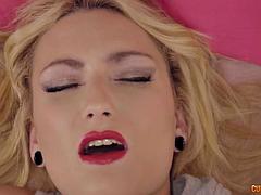 Chica, Belleza, Tetas grandes, Rubia, Mamada, Lamidas, Tetas