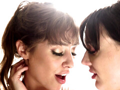 浴室, 指いじり, Hd, キス, レズビアン, オマンコ, オッパイの, 妻