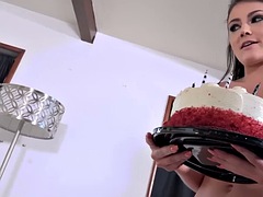 ブロンド, フェラチオ, ぽちゃ, ホテル, メイド, ハメ撮り, 驚き, ティーン