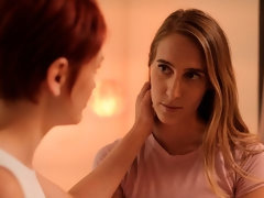 69, お尻, ブロンド, 指いじり, キス, レズビアン, 自然山雀, ストリッピング