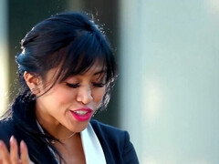 Asiatique, Lesbienne, Léchez, Orgasme, De plein air, Chatte