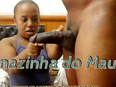 Leie, Grosser arsch, Schwarz, Blasen, Sperma im mund, Schwanz, Hd, Reiten