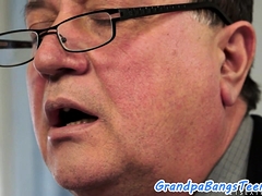 Bigtitted teen beauty dickriding oldman