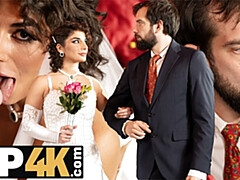 Braut, Braunhaarige, Domination, Kleid, Hardcore, Hd, Öffentlich, Hochzeit