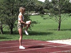 Ultra petite empera enjoys bbc buttfuck