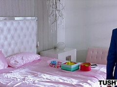 Dormitorio, Mamada, Polla, Abierta, Sexo duro, Besar, Lencería, Montar