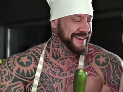 Lécher le cul, Tir de sperme, Européenne, Homosexuelle, Allemand, Rasée, Nénés