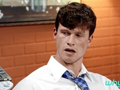 アナル, チアリーダー, ヒール, 裸, オフィス, コキ, 三人, ユニフォーム