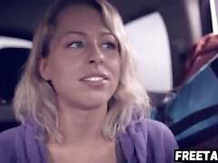 Blonde Teen Hitchhiker Zoey Monroe Takes Double Penetration Ride from Seth Gamble - Full Taboo Movie
