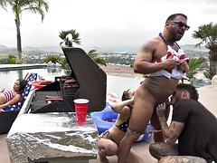 Anal, Lécher le cul, Bisexuelle, Sucer une bite, Homosexuelle, Poilue, Hard, Orgie