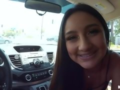 Braunhaarige, Geld, Muschi, Titten