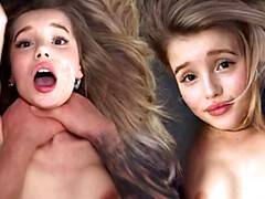 素人, ブロンド, カワイイ, バック, 自家製, オマンコ, 馬乗り, ラフ