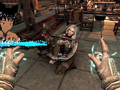 Skyrim B and L mod - In whiterun and decided to join the companions to fuck and meeting everyone