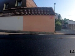 Rondelette, Européenne, Hd, Police, Rugueux, Fils, Adolescente, Nénés