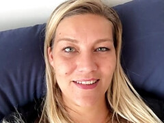 Blonde, Tir de sperme, Allemand, Hd, Fait maison, Maman, Solo, Gicler