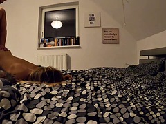 素人, ブロンド, ハードコア, オナニー, 熟年, 磨き, おもちゃ, 妻