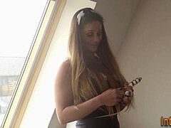 Анальный секс, Большой член, Сперма во рту