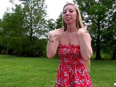 Roller Dirty - Charles Dera gives pretty blonde pawg massiave facial cumshot