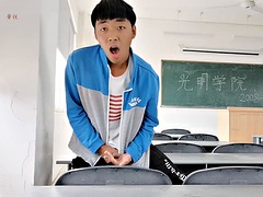 アジア人, デカチン, 中国人, 大学生, ゲイ, オナニー, 現実, ヴィンテージ