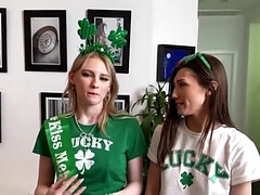 ブロンド, フェラチオ, イく瞬間, チン, グループ, オージー, オマンコ, ティーン