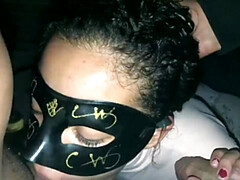 Novinha sucks 2 with hookah and gives it hot and takes Cum