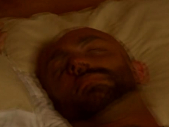 Hot son bound and cumshot