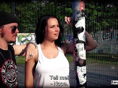 デカ尻, デカパイ, フェラチオ, 巨乳な, ドイツ人, ハードコア, アウトドア, おもらし