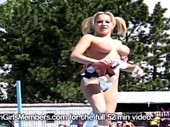 素人, デカ尻, デカパイ, コンテスト, Hd, ヌード, ヌーディスト, 公共