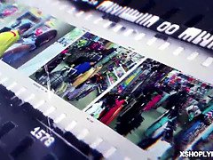 Sexy teenager heads on a dirty blowjob as she goes down on her knees!