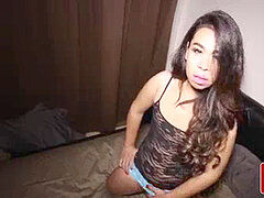 アジア人, イく瞬間, シゴき, レディボーイ, オナニー, シーメール, シャワー, 一人