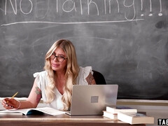 Shocked mature teacher cant resist a BIG BLACK PENIS