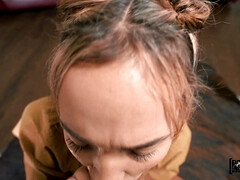 18 jaar, Pijpbeurt, Gezichtspunt, Roodharige vrouw, Tiener