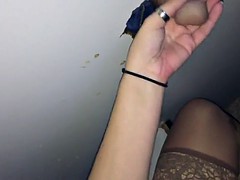 Glory Hole with a blond bitch