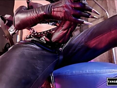 Bondage discipline sadomasochisme, Grote mammen, Vrouw, Hd, Latex, Leer, Masturbatie, Alleen