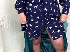 素人, 足, お婆さん, 自家製, 淫乱熟女, パンティ, 穴開きパンティ, オッパイの