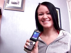 美女, 茶髪の, オナニー, 一人