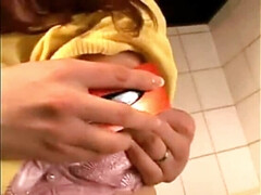 Asiatisch, Tussi, Handjob, Japanische massage, Masturbation, Milf