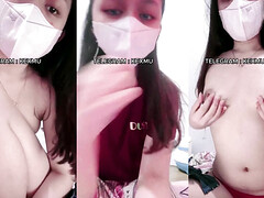 Amateur, Asiatique, Gros seins, Doigter, Fait maison, Pov
