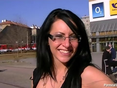 Pijpbeurt, Sperma shot, Brillen, Natuurlijk, Gezichtspunt, Openbaar, Realiteit