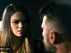 Gros cul, Brunette brune, Gorge profonde, Faciale, Léchez, Chatte, Chevaucher, Rugueux