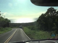 Amateur, Playa, Mamada, Corrida, Novia, Al aire libre, Público, Tetas