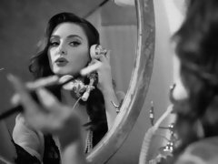 舐める尻, デカ尻, ブロンド, レズビアン, 下着, オナニー, 淫乱熟女, ストッキング