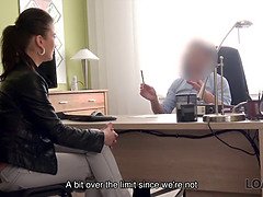 Culo, Morena, Europeo, Masturbación, Mamá, Oficina, Coño, Madrastra