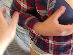 Enthousiasteling, Anaal, Latijnse vrouw, Alleen, Tiener