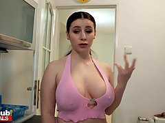 デカパイ, 巨乳な, イく瞬間, バック, 面白, オーガズム, フェラする, いじめ