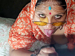 Indian XL nymph - Namaste and jizz drink