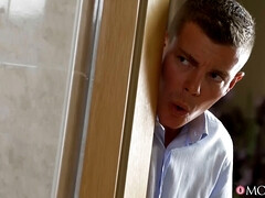 Isabella Chrystin's romantic interracial blowjob leads to a MILF next door catch