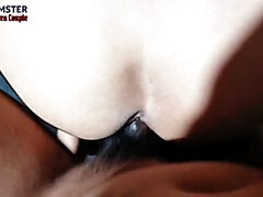 18 ans, Asiatique, Gros cul, Couple, Tir de sperme, Branlette thaïlandaise, Hd, Fait maison