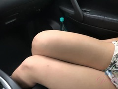 素人, ビーチ, デカ尻, フェラチオ, 茶髪の, 彼女, オナニー, ハメ撮り
