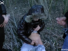 黒人, イく瞬間, チン, 顔射, 指いじり, アウトドア, オマンコ, 剃毛